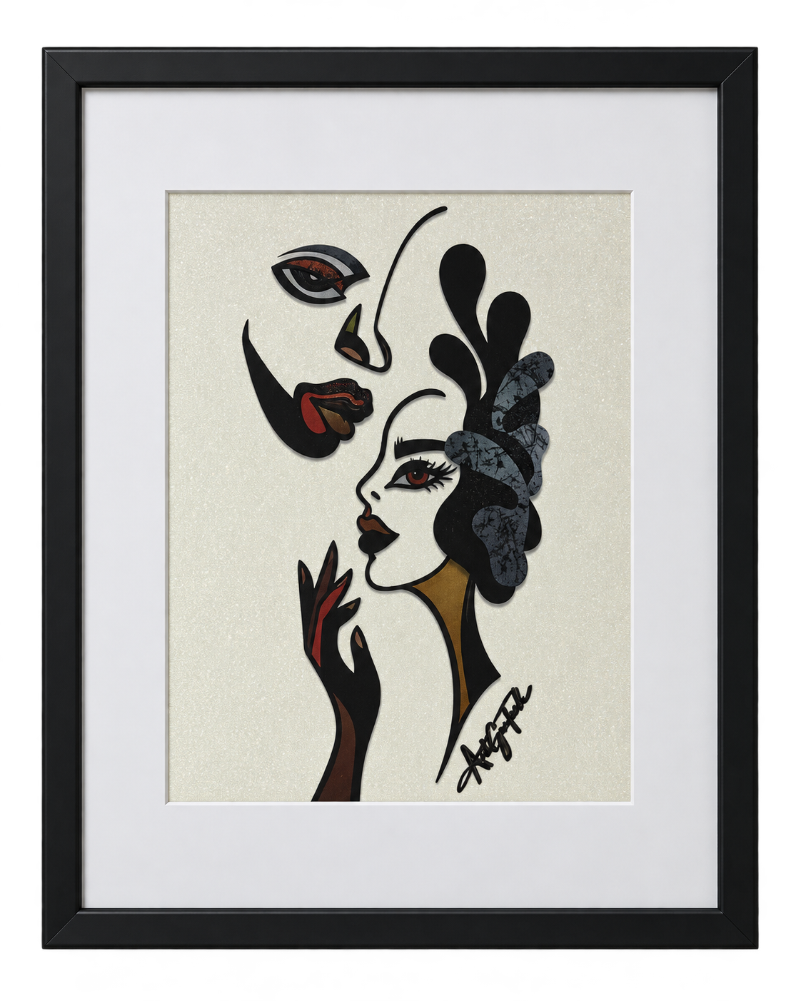 In Between Us Print